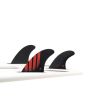 Tabla de surf con Quillas Futures P8 Alpha Series Talla Large color Rojo