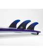 Tabla de Surf con Quillas Thruster Futures Mayhem 3.0 Honeycomb Talla M color azul  diseñadas por Matt Biolos