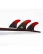 Tabla de surf con Quillas Thruster Futures Mayhem 3.0 Honeycomb Talla L color Rojo 