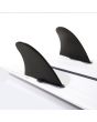 Quillas para tabla de surf FCS II Modern Keel Performance Glass Twin Fins negras talla XL set