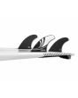 Tabla de Surf con Quillas Futures Sharp Eye Honeycomb Negro-Blanco Truster Talla Large