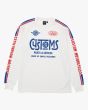 Maillot de moto Deus Ex Machina Ratchet Moto Jersey Blanco para hombre