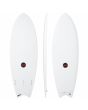 Tabla de Surf Softboard JS Industries Red Baron 5'8" 36,4 Litros Blanca Twin Fin