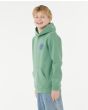 Niño con Sudadera de capucha Rip Curl Wetsuit Icon verde hierba 8-16 años lateral
