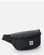 Riñonera pequeña Rip Curl Midnight Negra para hombre lateral