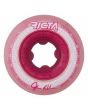 Ruedas de Skateboard Ricta Shanahan Crystal Cores 53mm 95a transparentes y rojas