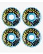 Pack 4 Ruedas para Skate Slime Balls 53mm Snot Rockets Pastel Blue 95a