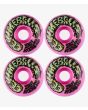 Pack 4 Ruedas para Skate Slime Balls 54mm Snot Rockets Pastel Pink 95a 