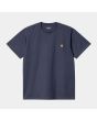 Camiseta de manga corta Carhartt WIP American Script Azul para hombre