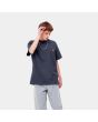 Hombre con camiseta de manga corta Carhartt WIP American Script Azul