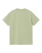 Camiseta de manga corta con bolsillo Carhartt WIP Pocket Verde Oliva Claro para hombre posterior