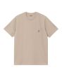 Camiseta de manga corta con bolsillo Carhartt WIP Pocket color beige Wall para hombre