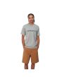 Hombre con Camiseta de manga corta Carhartt WIP Script Gris Brezo con logo en Verde Eneldo