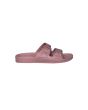 Chanclas ecológicas Cacatoès Rio de Janeiro Moka rosas para mujer lateral