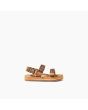 Sandalias Reef Little Ahi Convertible Leopard para niña lateral 