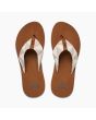 Chanclas ecológicas Reef Spring Woven Sand beige para mujer superior