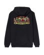 Sudadera de capucha Santa Cruz Guzman Scroll Front Negra para hombre estampado trasero