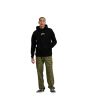 Hombre con sudadera de capucha Santa Cruz Guzman Scroll Front Negra ajuste regular