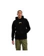 Hombre con sudadera de capucha Santa Cruz Guzman Scroll Front Negra frontal