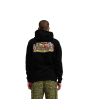 Hombre con sudadera de capucha Santa Cruz Guzman Scroll Front Negra