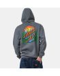 Hombre con Sudadera de capucha Santa Cruz Kendall End Of The Dot Hood Storm Grey