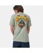Hombre con camiseta de manga corta Santa Cruz Natas SC Panther Moon Rock