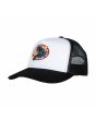 Gorra de malla Santa Cruz Natas SC Panther blanca y negra para hombre