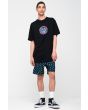Hombre con camiseta de manga corta Santa Cruz SW Face negra frontal