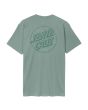Camiseta de manga corta Santa Cruz Tonal Opus Dot Stripe Moon Rock para hombre posterior