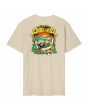 Camiseta orgánica de manga corta Santa Cruz Winkowski 8Baller Trip Blond Wood para hombre posterior