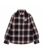 Santa Cruz camisa de franela Youth Chopper Navy Check para niño/a