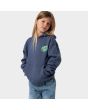Niña con Santa Cruz Youth Slime Dot Hood Heritage Blue