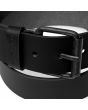 Cinturón de cuero Carhartt WIP Script Belt negro para hombre logo