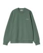 Sudadera Carhartt WIP Script Embroidery Sweatshirt Park-White para hombre
