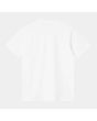 Camiseta de manga corta Carhartt WIP Script blanca para hombre posterior
