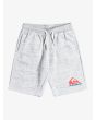 Short de felpa Quiksilver Easy Day gris para niño 