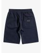 Short de felpa Quiksilver Easy Day Azul marino para niño posterior