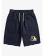 Short de felpa Quiksilver Easy Day Azul marino para niño