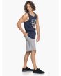 Short de felpa Quiksilver Essentials 19" para Hombre en color gris modelo