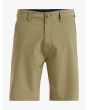Pantalón corto híbrido Quiksilver Union Amphibian 20'' Beige para hombre
