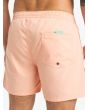 Hombre con Bañador Quiksilver Everyday Volley 15'' Peach Parfait bolsillo trasero