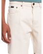 Hombre con Pantalón corto Vaquero Quiksilver Up Size Natural Short blanco bolsillo delantero