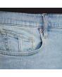 Short vaquero Volcom Solver Denim azul Worker Indigo Vintage para hombre bolsillo