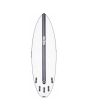 Tabla de surf Shortboard JS Bullseye HYFI 2.0 5'8" 29,5 Litros Blanca bottom