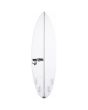 Tabla de Surf Shortboard JS Industries Bullseye 5'10" 33,1L Blanca Round Tail bottom