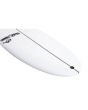 Tabla de Surf Shortboard JS Industries Bullseye 5'10" 33,1L Blanca Round Tail cola
