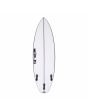 Tabla de Surf shortboard JS Industries Monsta Box 5'10" 29,4L Blanca Squash Tail FCS 2 bottom