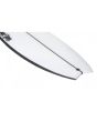 Tabla de Surf Shortboard JS Industries Monsta Box 5'10" 29,4 Litros Blanca FCS II Swallow Tail cola