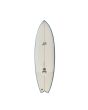 Tabla de surf Shortboard Lost RNF 1996 5'7'' blanca y azul