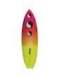 Tabla de Surf Shortboard Town and Country Glenn Pang Sinr 5'8" en color rosa y amarillo